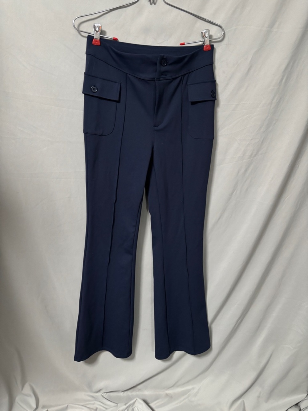 Halara High Wasted Side Flap Pocket Flare Causal Pants